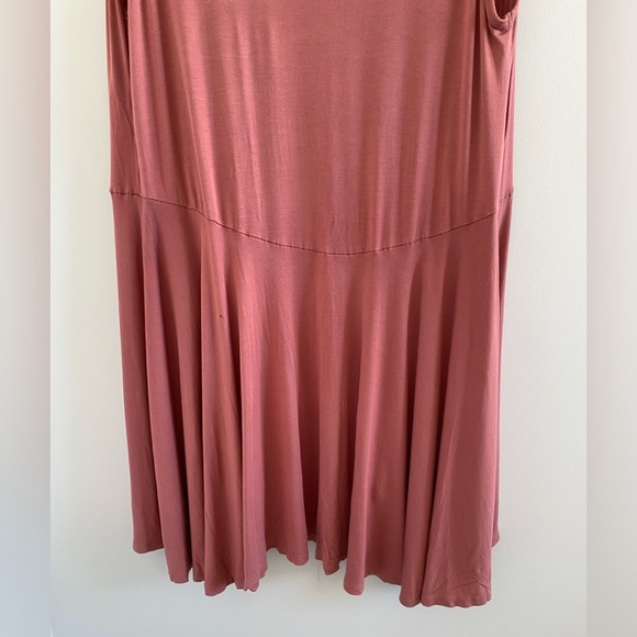 Agnes & Dora Mauve Sleeveless Cascade Vest Duster Lagenlook Cardigan Size Large - Picture 11 of 11